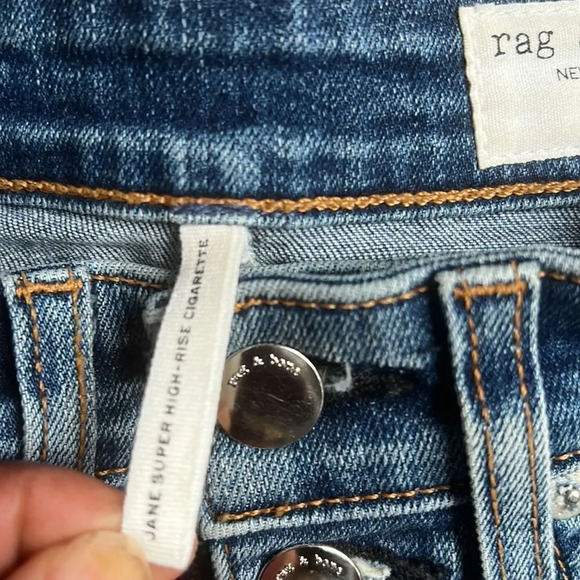 rag and bone jane super high rise cigarette jeans - Picture 10 of 12